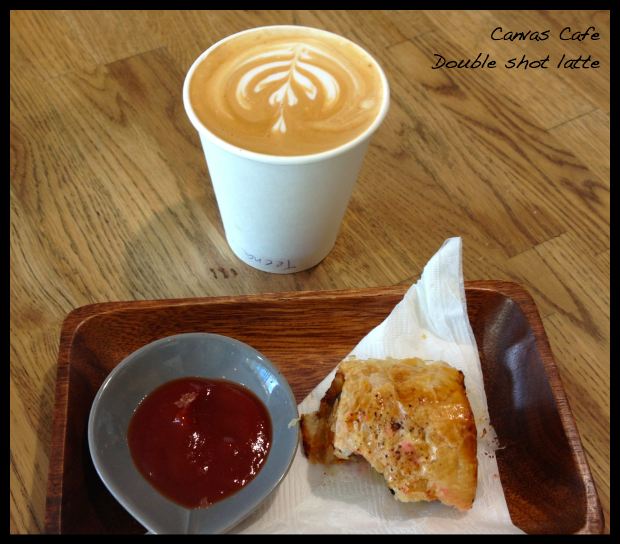 Canvas Cafe double-shot latte
