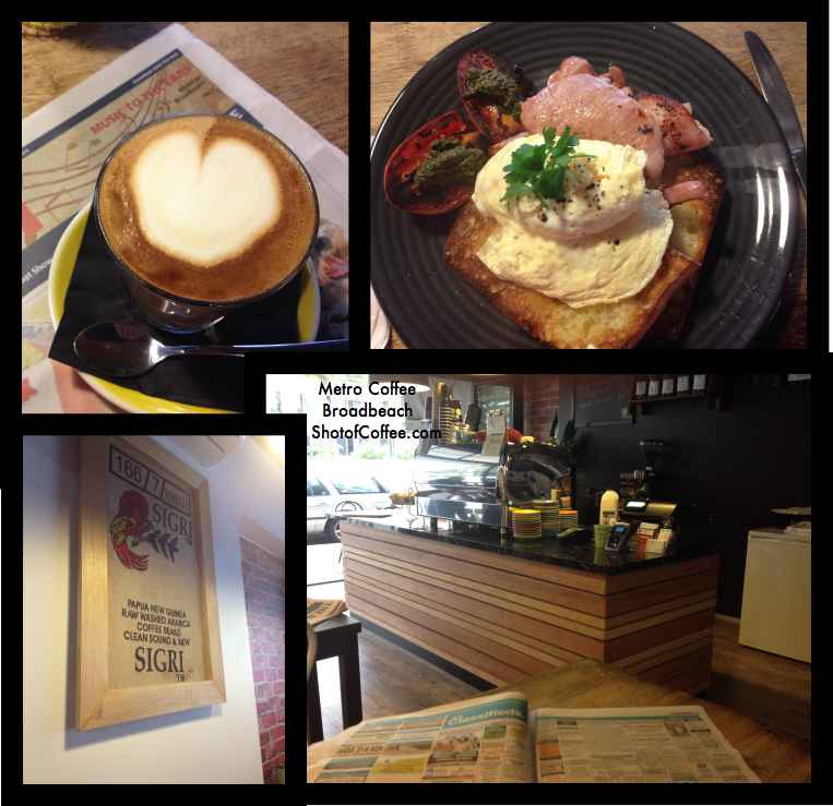 Metro Coffee Broadbeach on Surf Parade