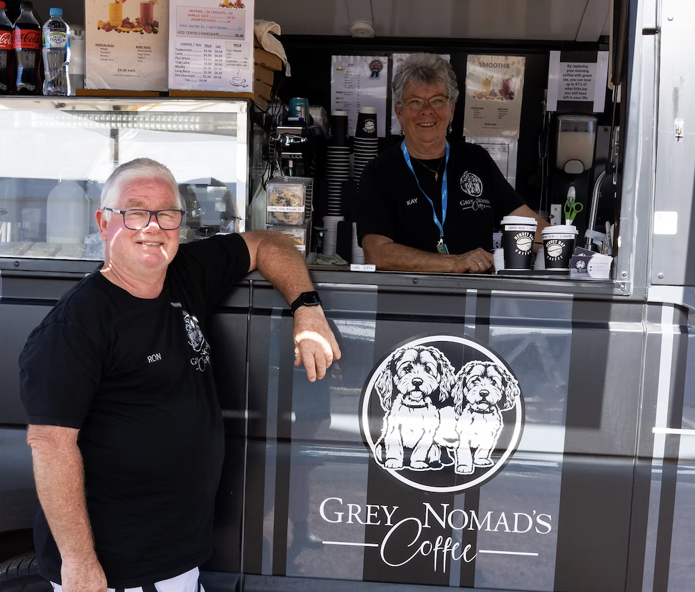 Grey Nomads Coffee Van Life